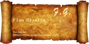 Flas Gizella névjegykártya